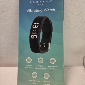 Black Vibrating Smartwatch